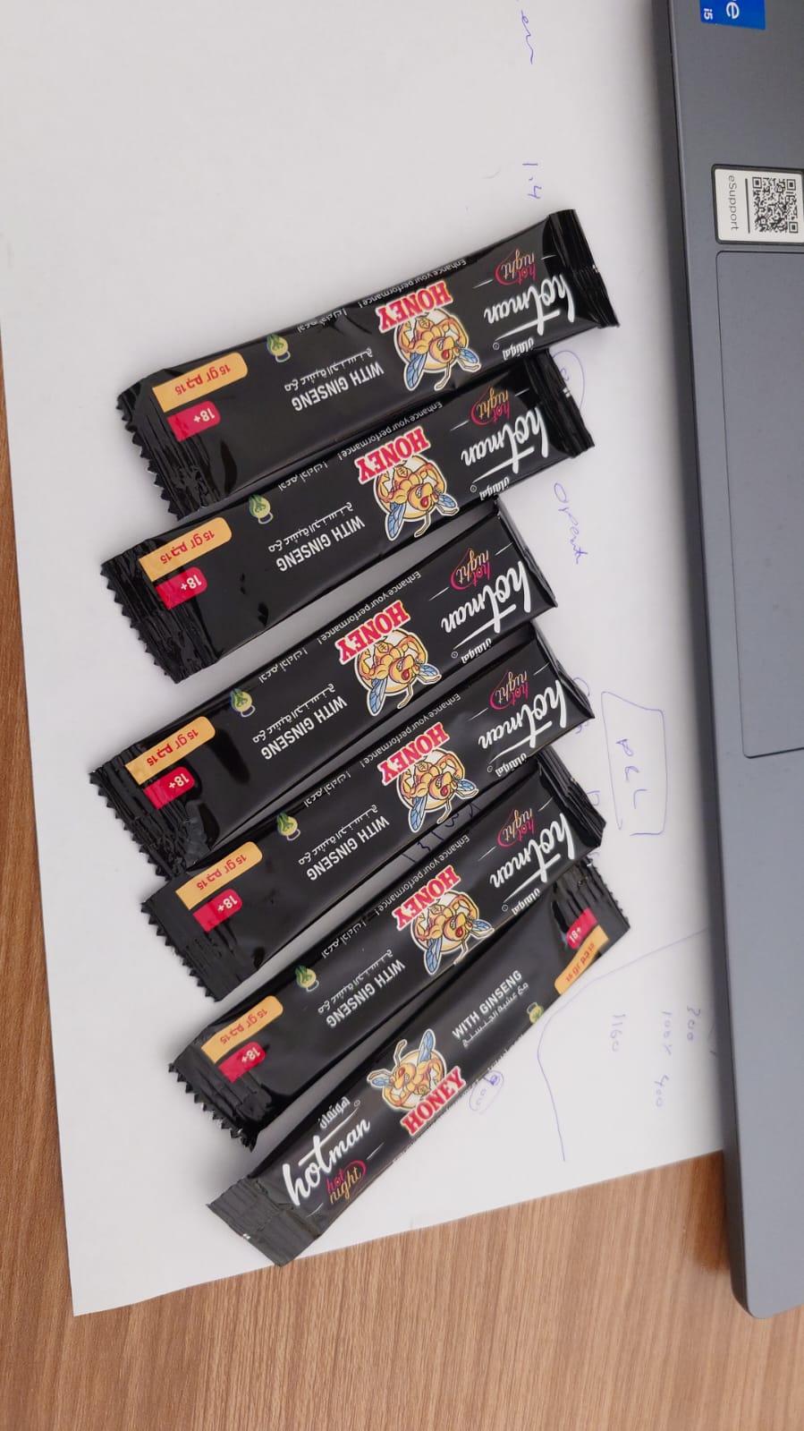 WhatsApp Image 2026-09-23 at 2.08.41 PM Six HotMan Honey with Ginseng 15 g sachets